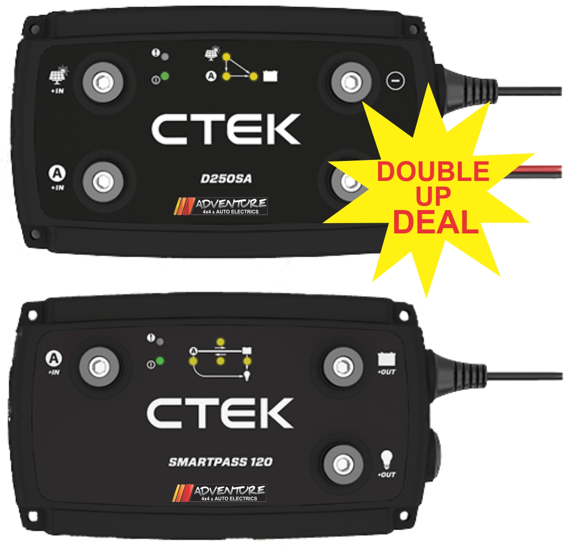 Ctek D250sa & Smartpass 120 Combo