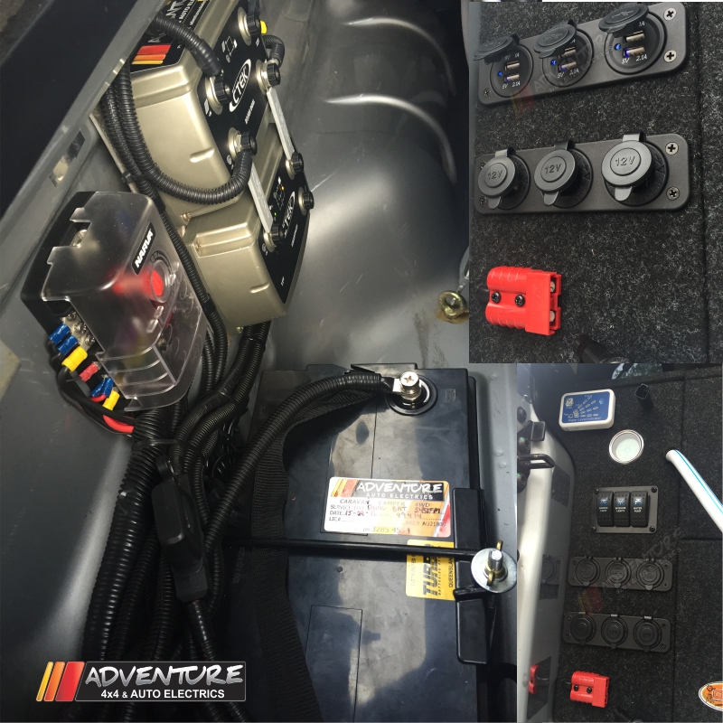 Dual Battery System Ford Ranger Px, Px Mk2